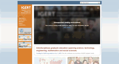Desktop Screenshot of igert.org